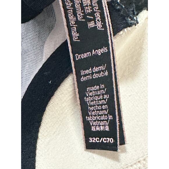 Victoria’s Secret Dream Angels black lace bra size 32 C - Picture 6 of 14